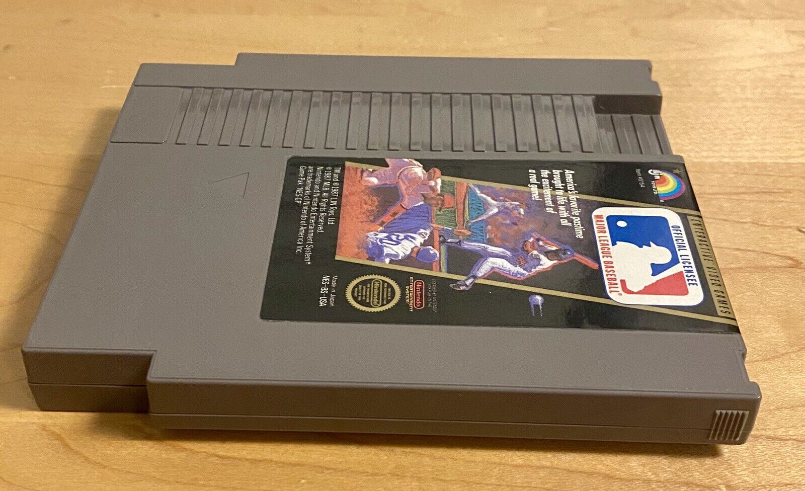 Major League Baseball (Nintendo Entertainment System NES, 1988) Cleaned & Tested