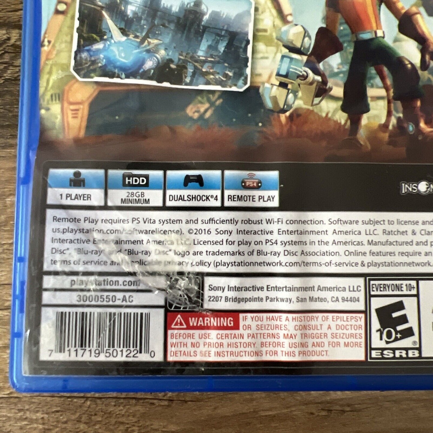 Ratchet & Clank  - Blue Label - Sony Playstation 4 / PS4 - Tested!