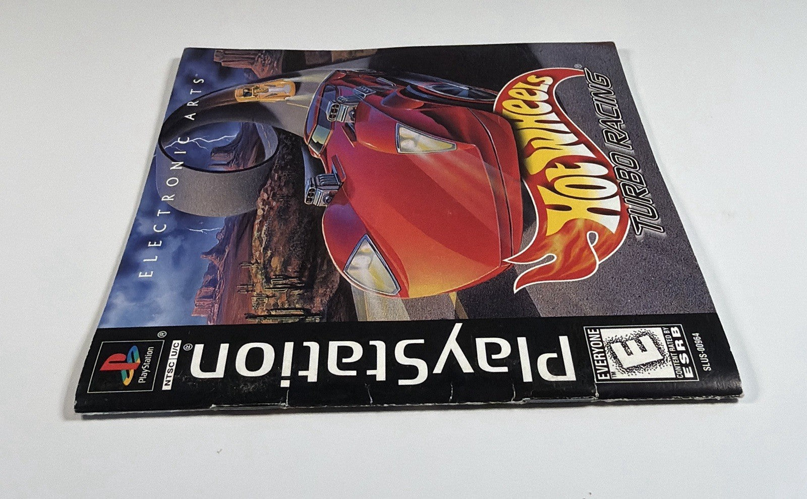 Hot Wheels Turbo Racing PS1 Sony PlayStation 1 Manual & Reg Card Only