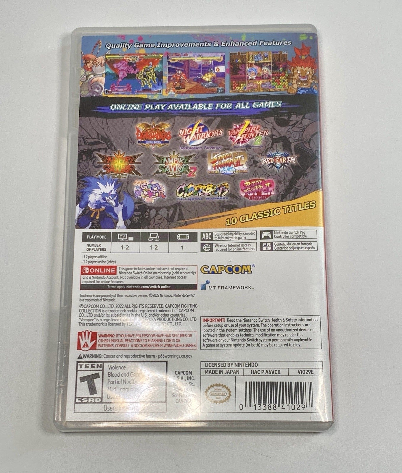 Capcom Fighting Collection - Nintendo Switch Tested