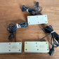 Nintendo NES Console w/ 3 Controllers & All Cords, UNTESTED, Parts & Repair