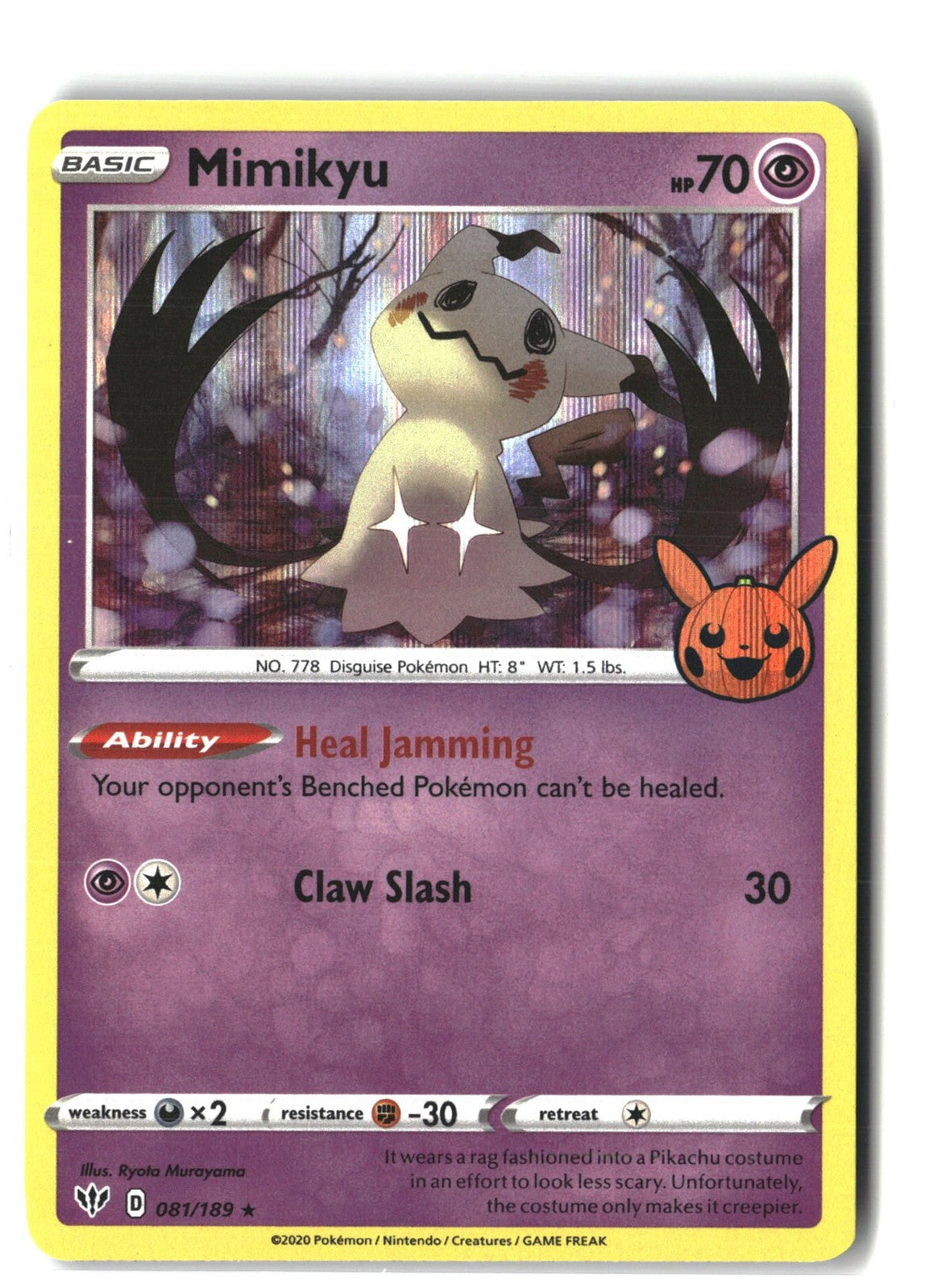Mimikyu TTBB Holofoil NM
