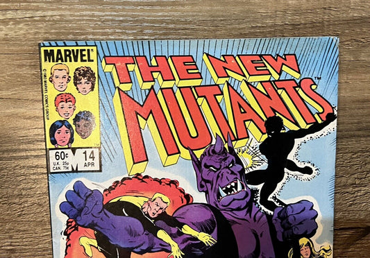 The New Mutants #14 Newsstand Marvel Comics 1984