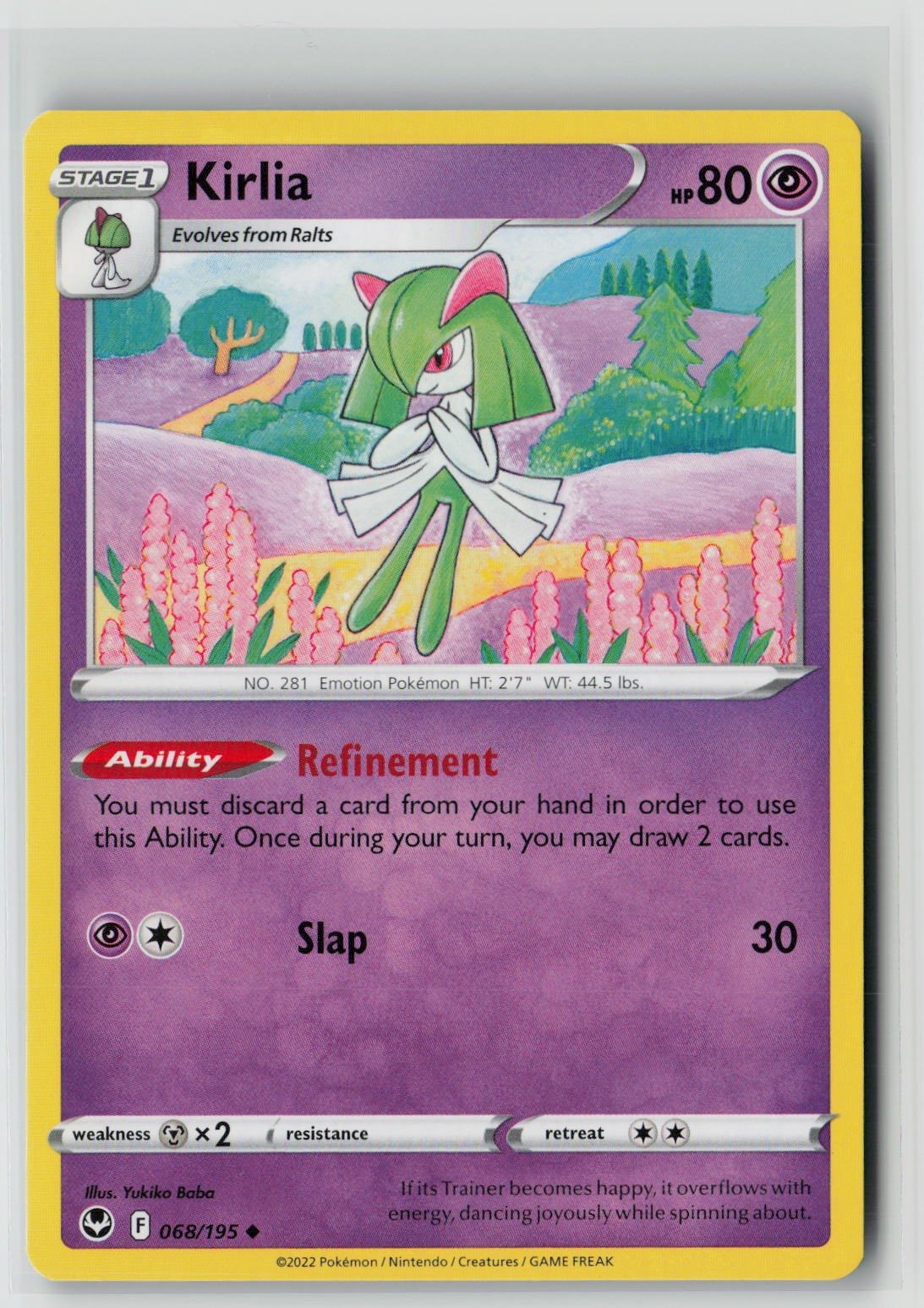 Kirlia (SWSH12: Silver Tempest 068/195) NM