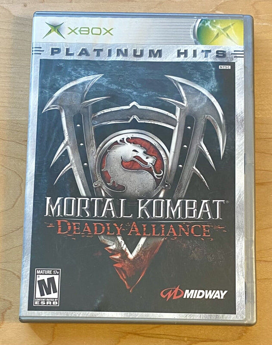 Mortal Kombat: Deadly Alliance (Microsoft Xbox, 2003) CIB W Manual & Reg Card