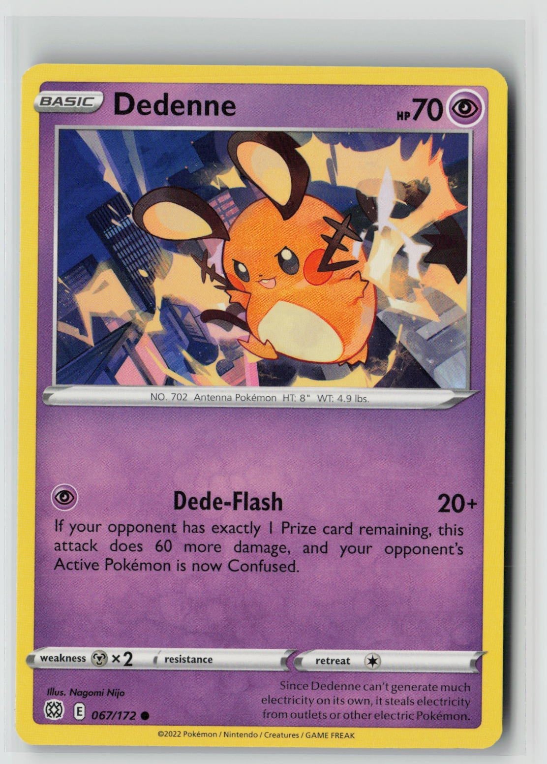 Dedenne (SWSH09: Brilliant Stars 067/172) NM