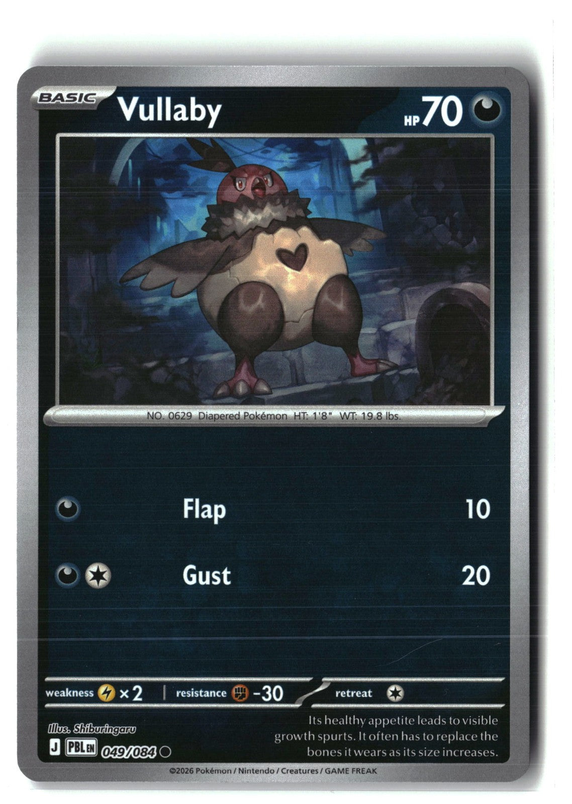 Vullaby Reverse Holofoil NM (Pitch Black 049/084)