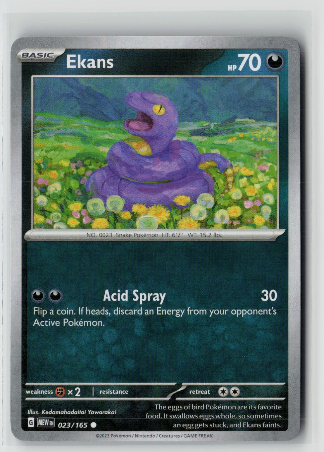 Ekans (SV: Scarlet & Violet 151 023/165) NM