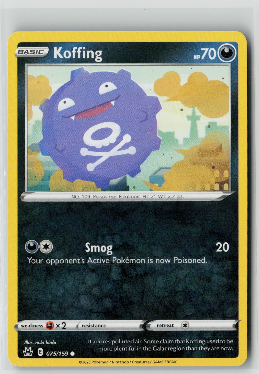 Koffing (SWSH: Crown Zenith 075/159) NM