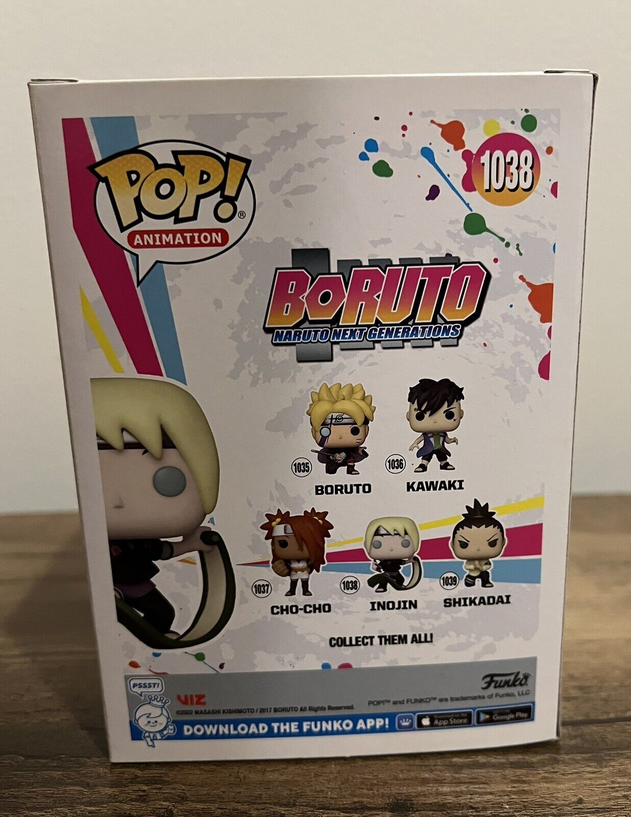 Funko POP! Animation: Boruto Naruto Next Gen Set of 5 1035 - 1039