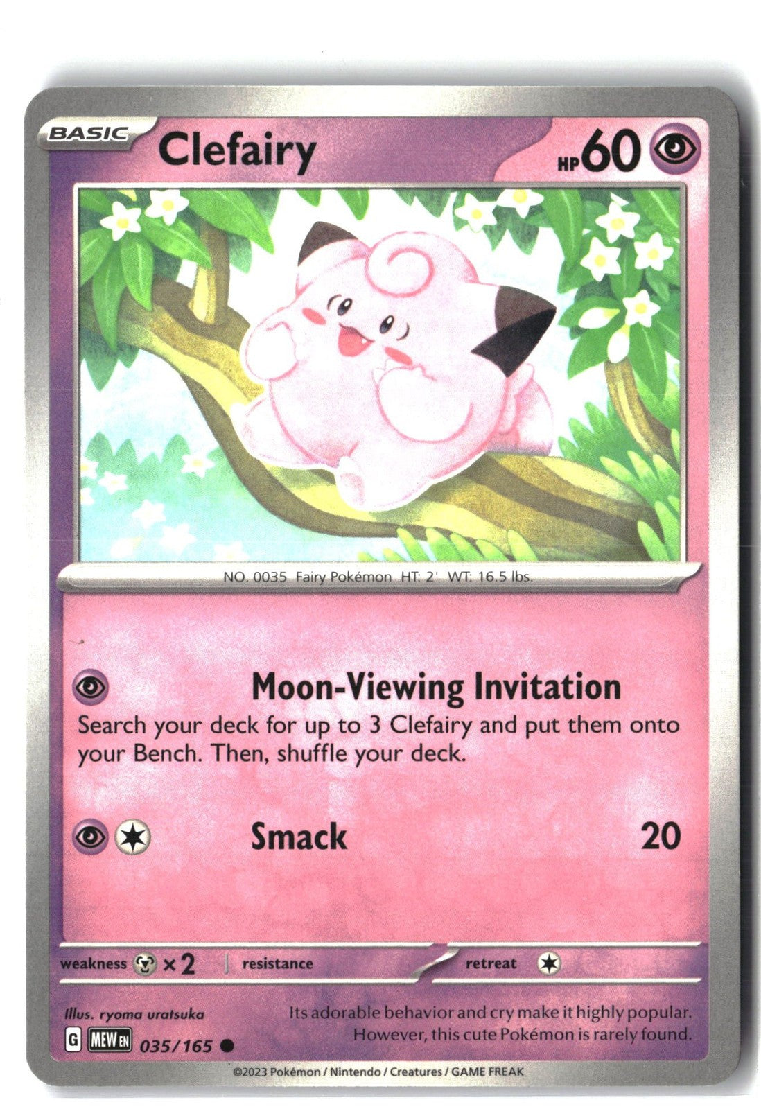 Clefairy (SV: Scarlet & Violet 151 035/165) NM