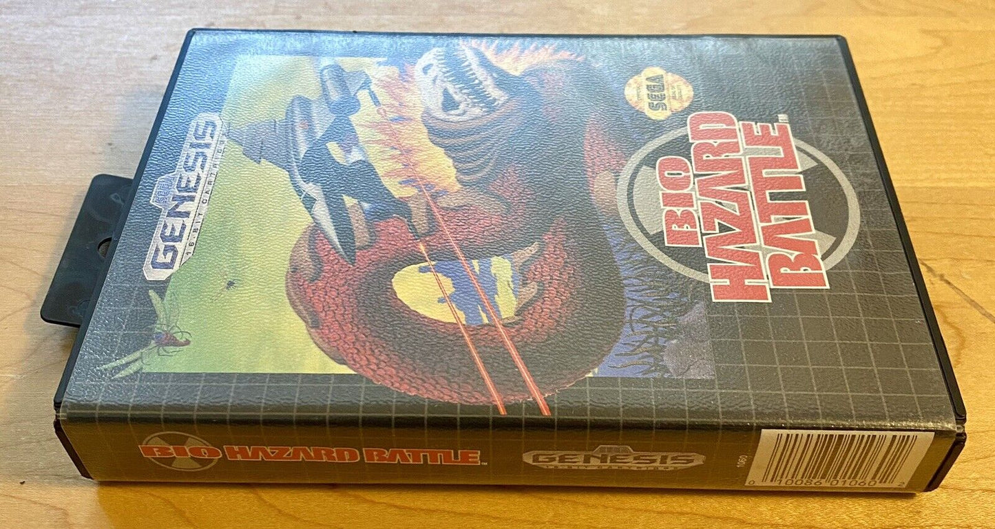 Bio-Hazard Battle (Sega Genesis, 1992) CIB W/ Manual, Authentic & Tested