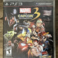 Marvel vs. Capcom 3: Fate of Two Worlds - (PS3, 2011) Black Label *CIB*