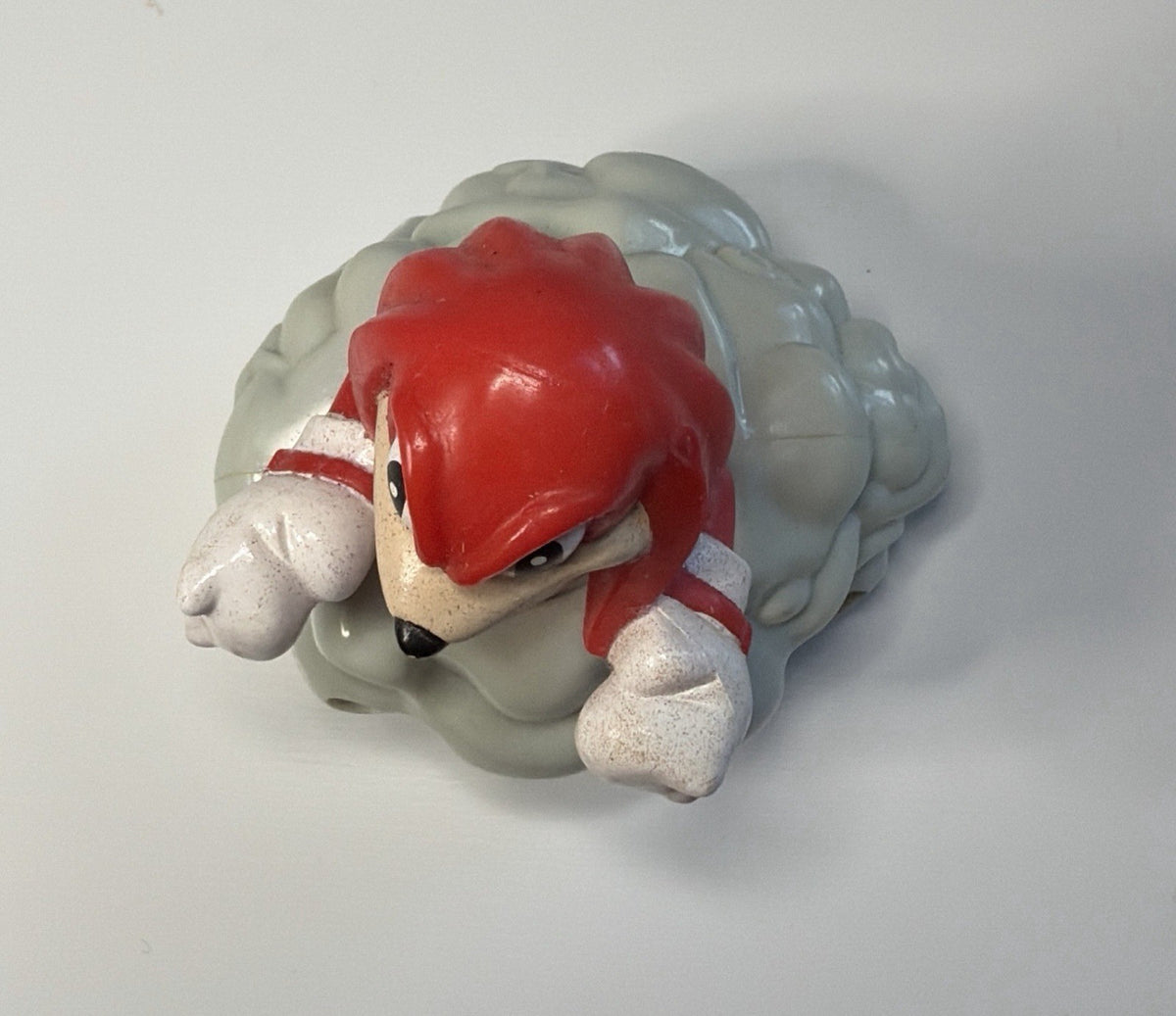 Rare 1993 Sega Knuckles Red Sonic The Hedgehog Spinning Car McDonalds Happy Meal