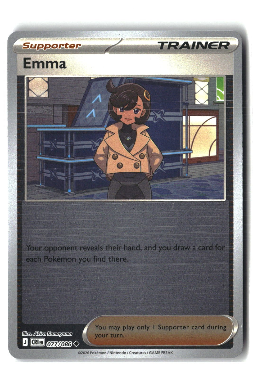 Emma Reverse Holofoil NM (Chaos Rising 077/086)