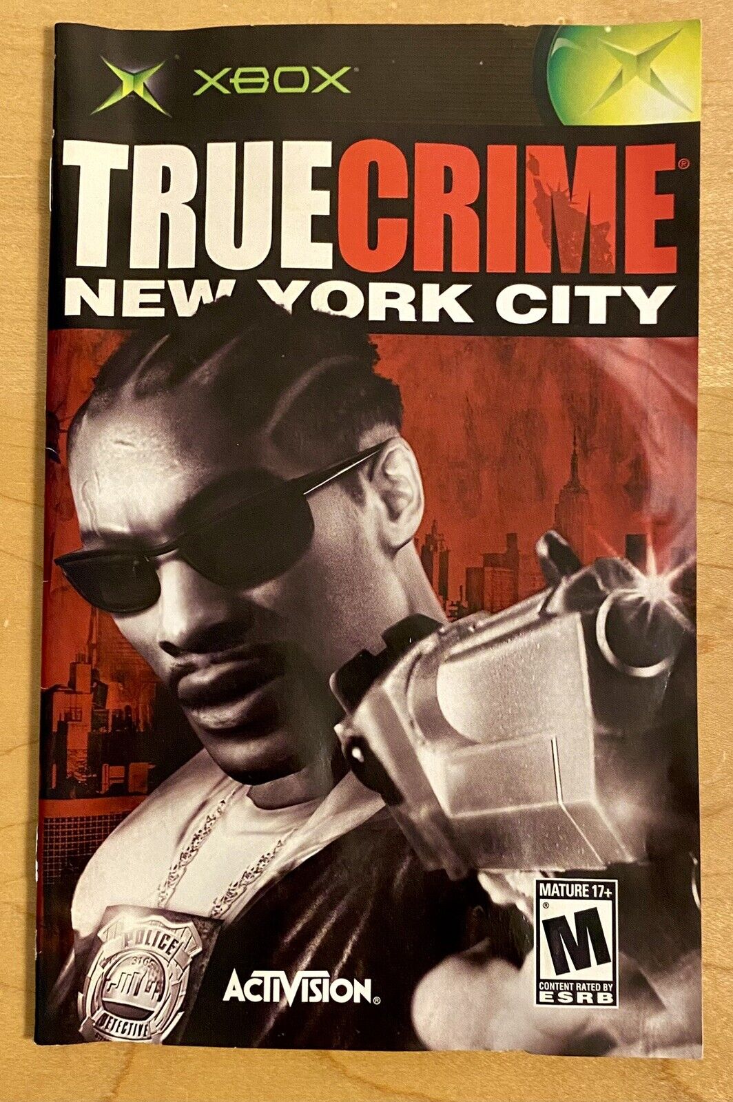 True Crime: New York City (Microsoft Xbox, 2005) CIB W/ Manual, Tested