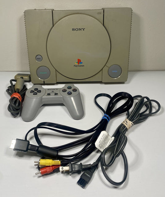 Sony PlayStation 1 PS1 SCPH-9001 Console Tested Bundle w/ Controller & Cords