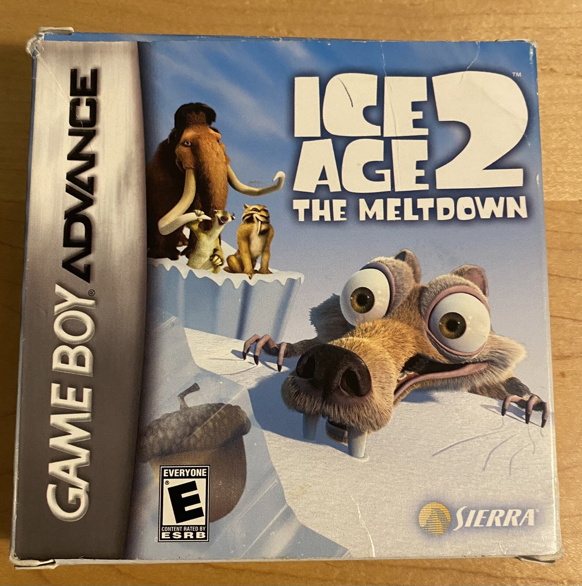 Ice Age 2: The Meltdown (Nintendo Game Boy Advance GBA, 2006) CIB W/ Manual