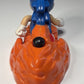 Vintage 1993 Sega Sonic the Hedgehog w/Flame Base Launcher plastic toy WORKS