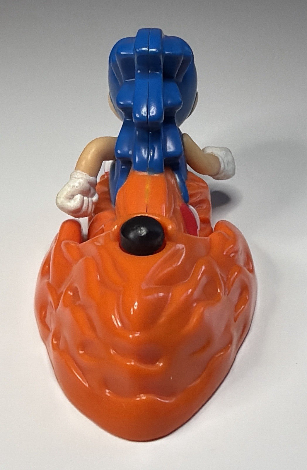 Vintage 1993 Sega Sonic the Hedgehog w/Flame Base Launcher plastic toy WORKS