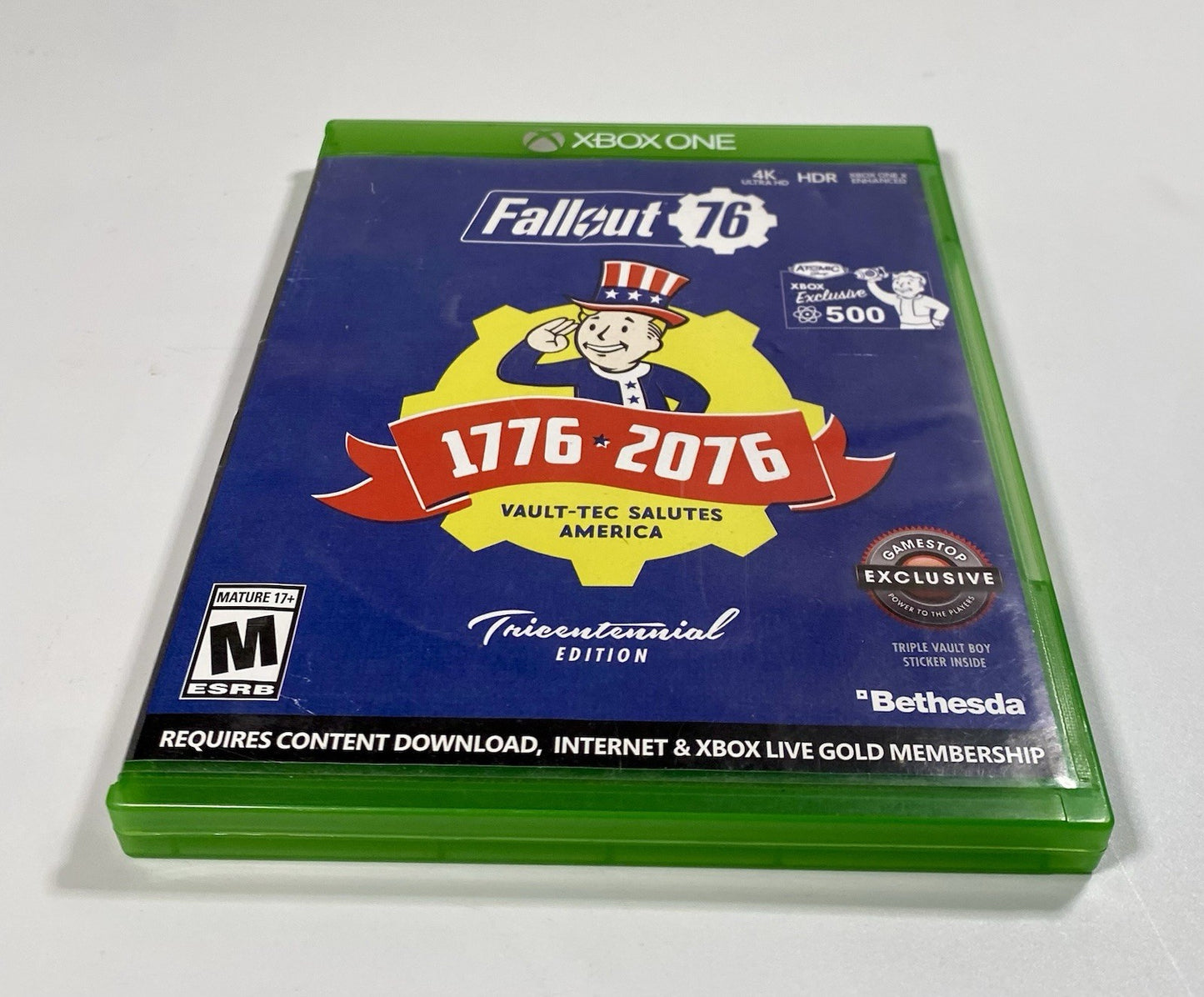 Fallout 76 Tricentennial Edition (Xbox One, 2018) CIB W/ Manual & Inserts