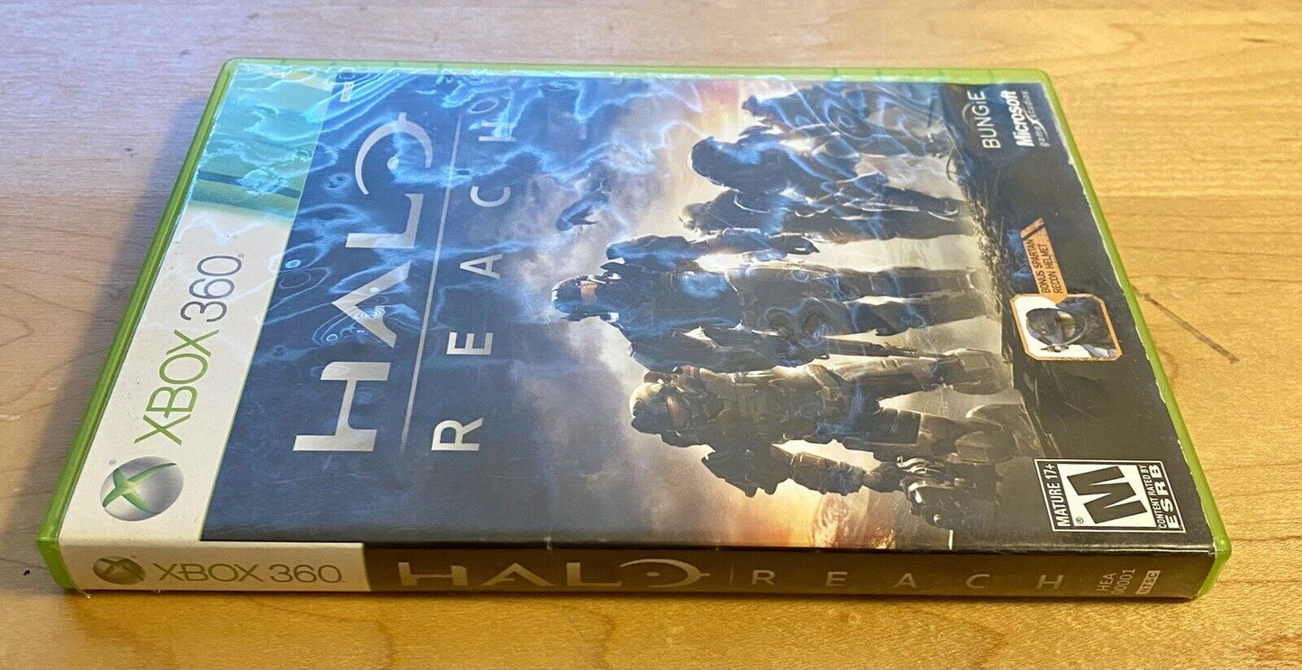 Halo: Reach (Microsoft Xbox 360, 2010) CIB w/ Manual & Insert, Tested