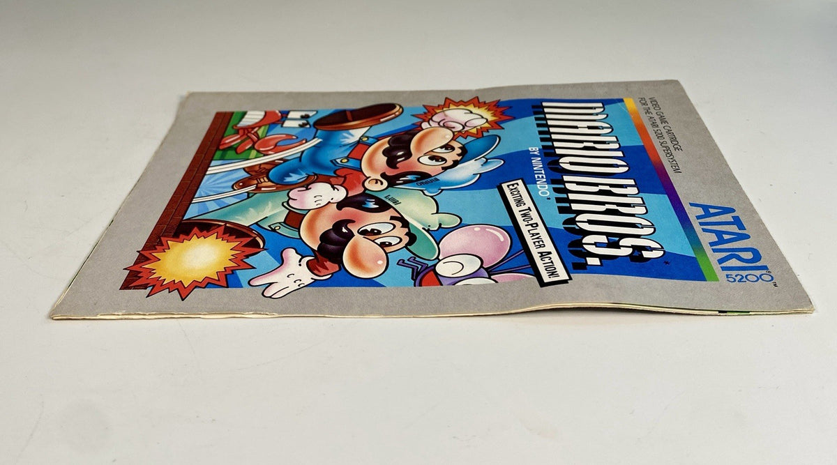 Mario Bros. (Atari 5200, 1983) Nintendo Cartridge And Manual, Tested & Works!