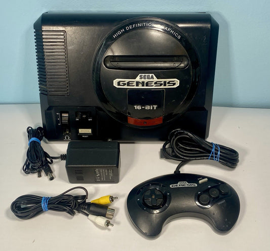 Sega Genesis Console Model 1 HD Graphics 1601 High Definition W/ Cords, Tested