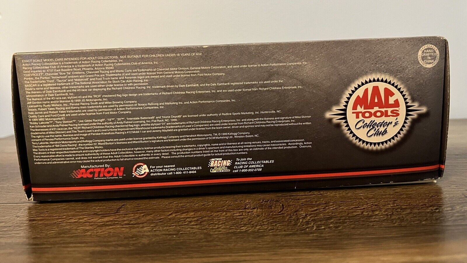 Mac Tools Collectors Club Ernie Irvan #36 M & M Pedigree 1999 Pontiac 1 Of 5004