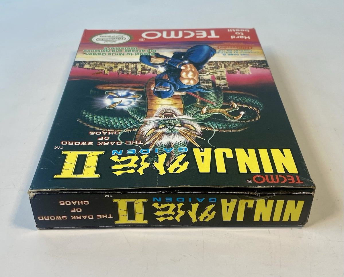 Ninja Gaiden II 2 The Dark Sword of Chaos Nintendo NES Complete in Box CIB Works