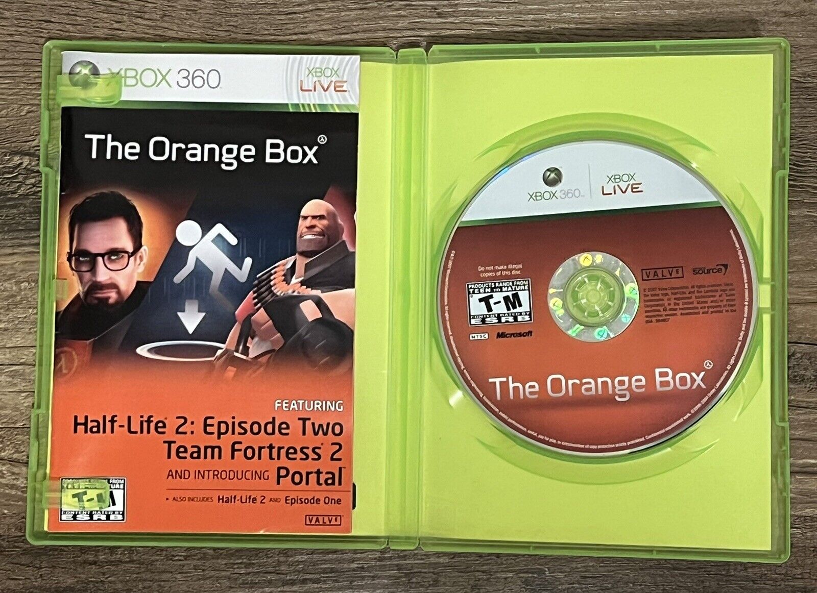 The Orange Box Xbox 360 - Complete CIB Tested & Works!