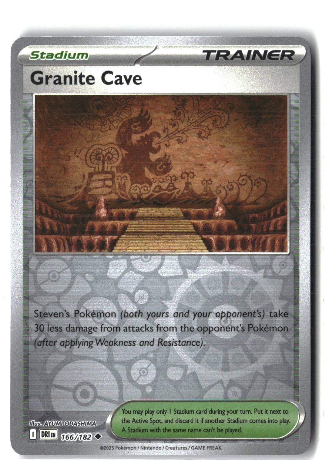Granite Cave Reverse Holofoil NM (Destined Rivals 166/182)