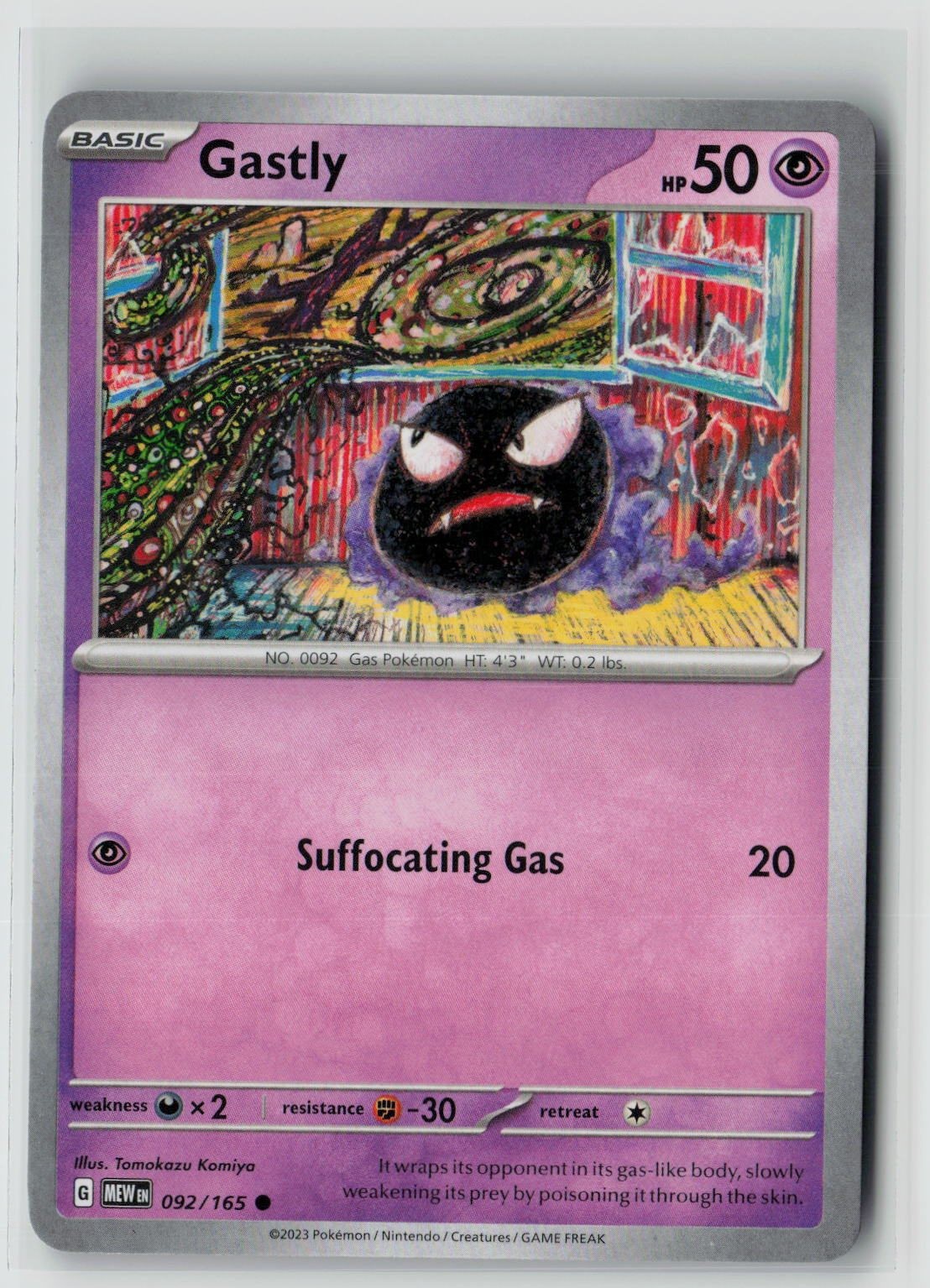 Gastly (SV: Scarlet & Violet 151 092/165) NM