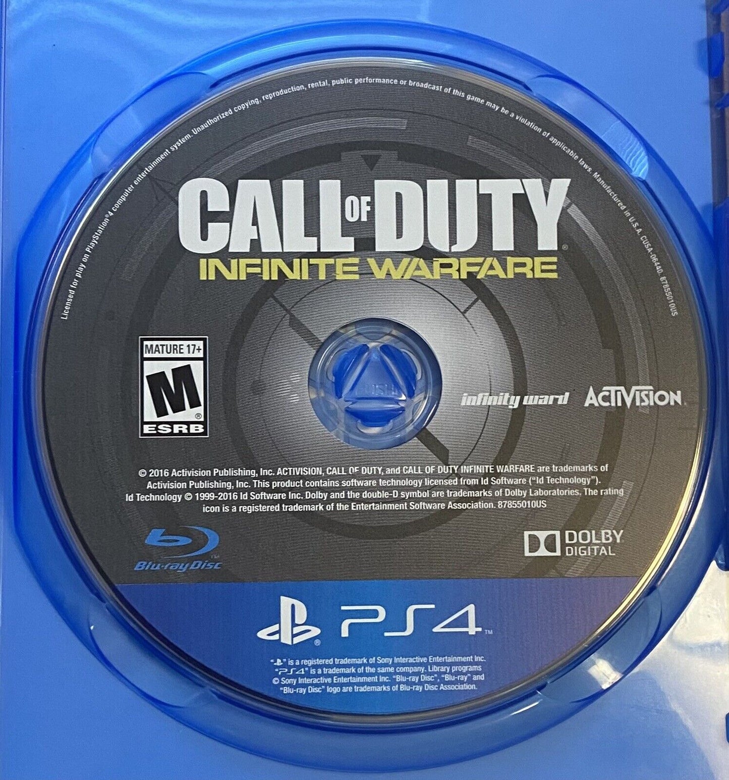 Call of Duty: Infinite Warfare (PlayStation 4 PS4, 2016)