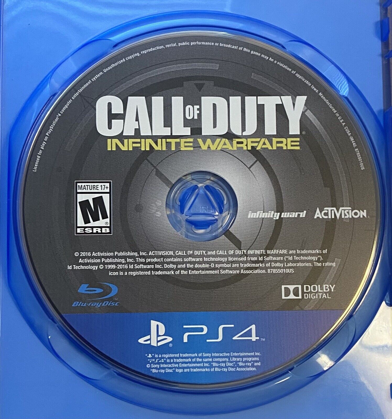 Call of Duty: Infinite Warfare (PlayStation 4 PS4, 2016)