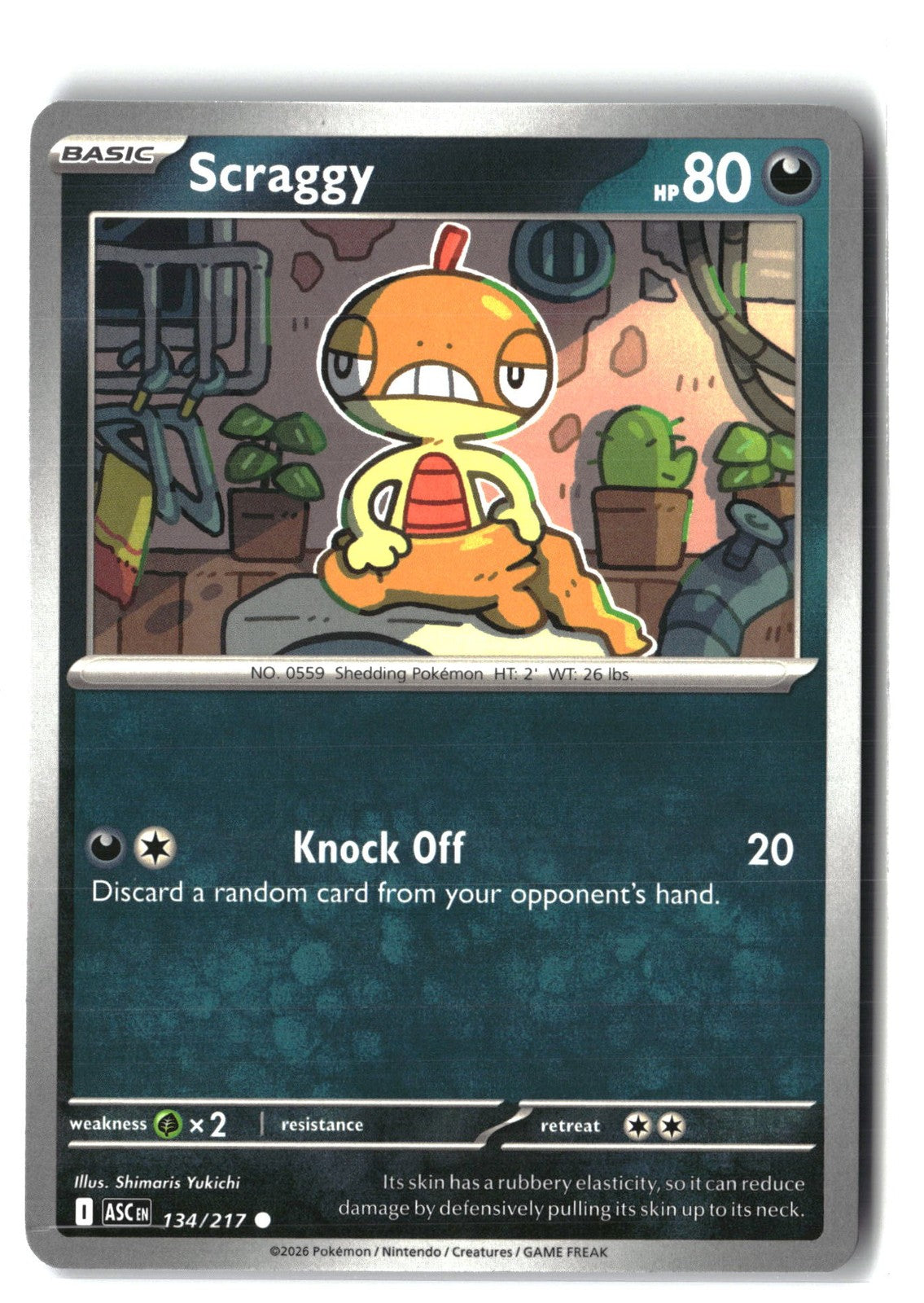Scraggy (ME: Ascended Heroes 134/217) NM