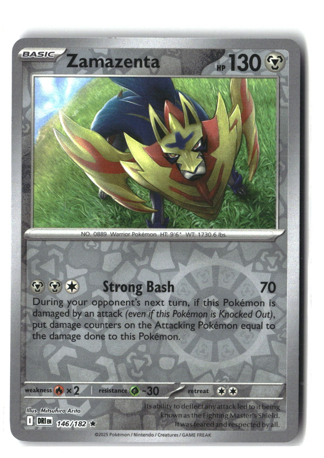 Zamazenta Reverse Holofoil NM (Destined Rivals 146/182)