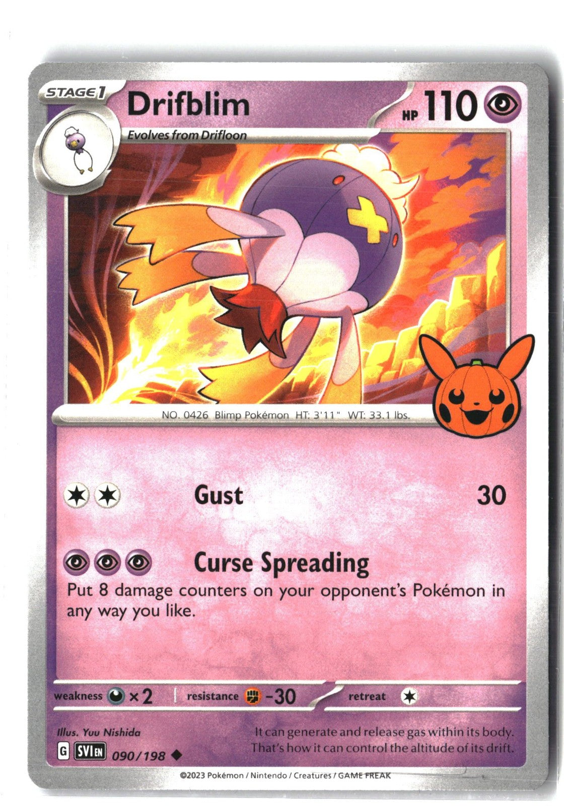Drifblim (Scarlet & Violet Base Set 090/198) NM