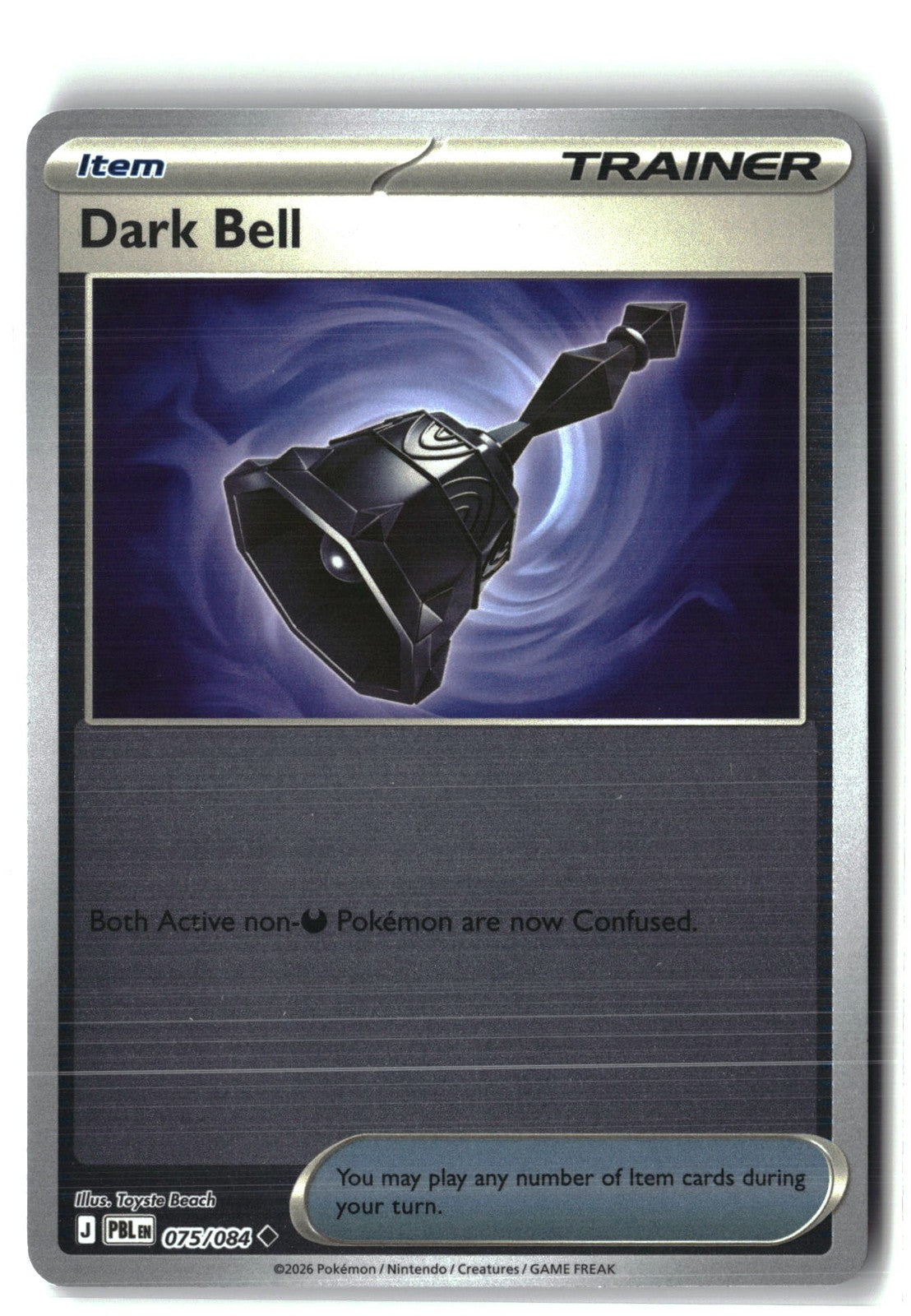 Dark Bell Reverse Holofoil NM (Pitch Black 075/084)
