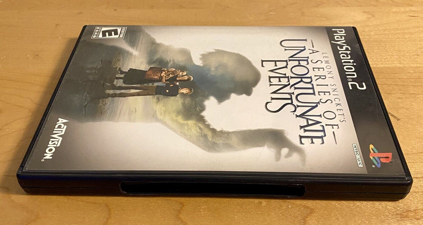 Lemony Snickets A Series of Unfortunate Events PlayStation 2 CIB Ticket, Manual