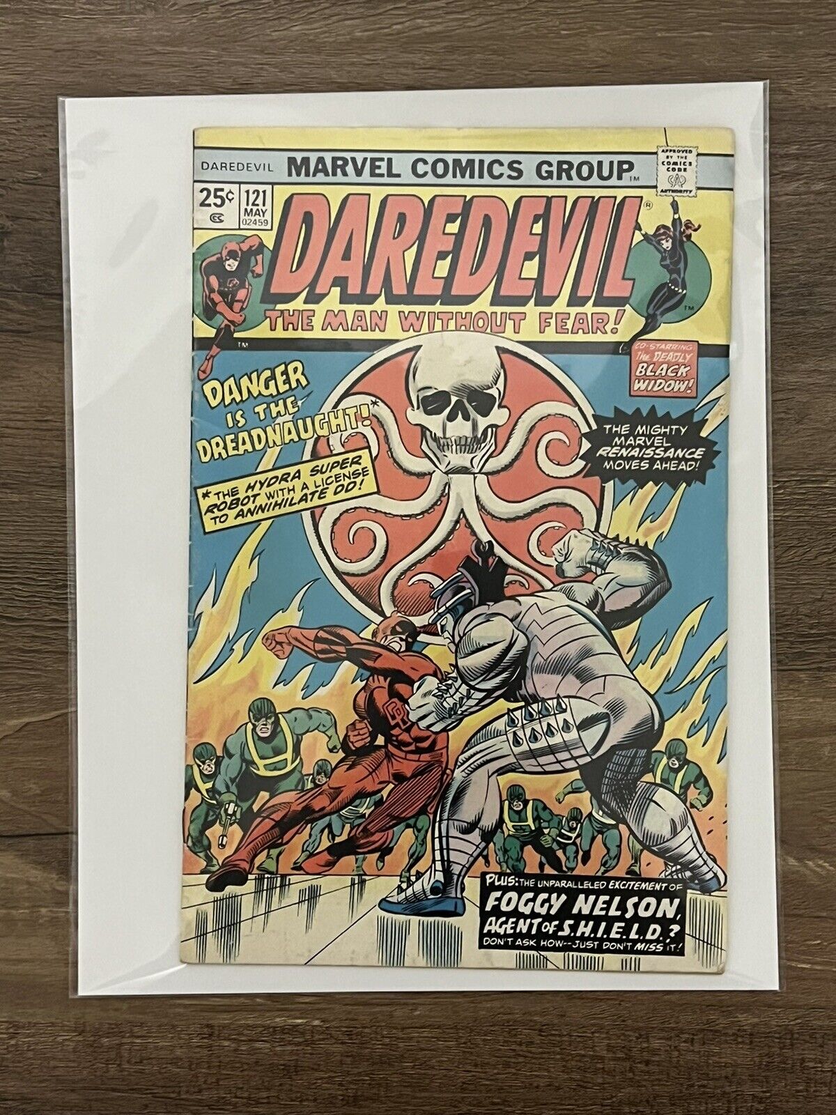 Marvel All-Colour Comics Daredevil The Man Without Fear No. 121 May 1975