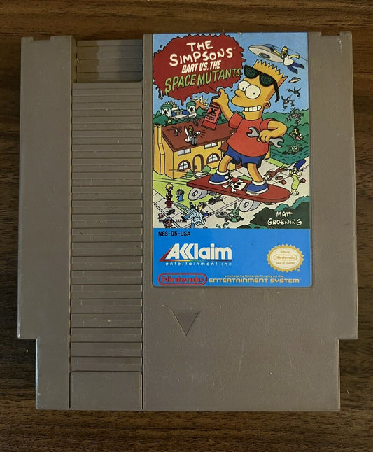 The Simpsons: Bart vs. The Space Mutants (NES, 1992), Cartridge Only Authentic