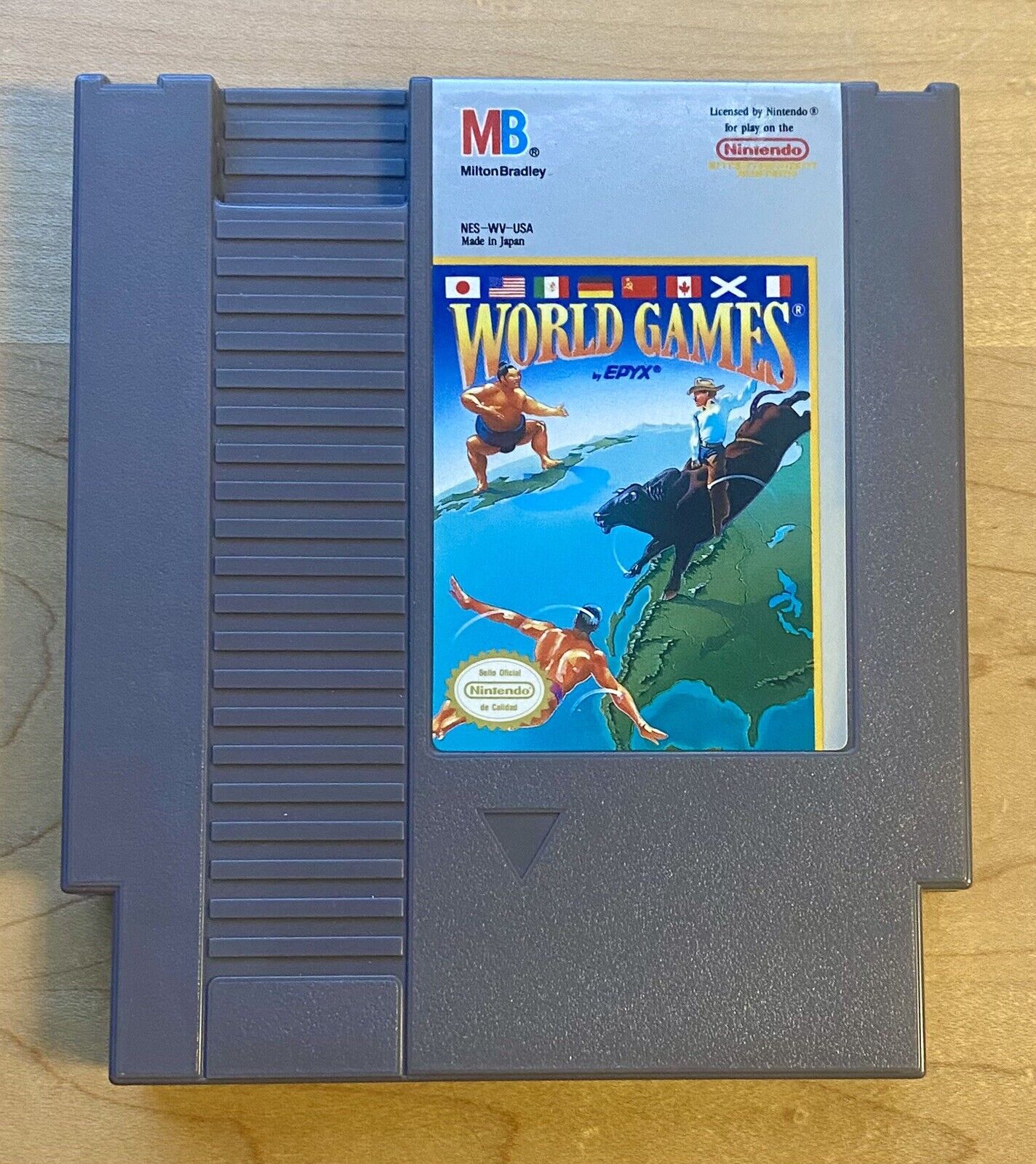 World Games (Nintendo Entertainment System NES, 1986) Authentic & Tested