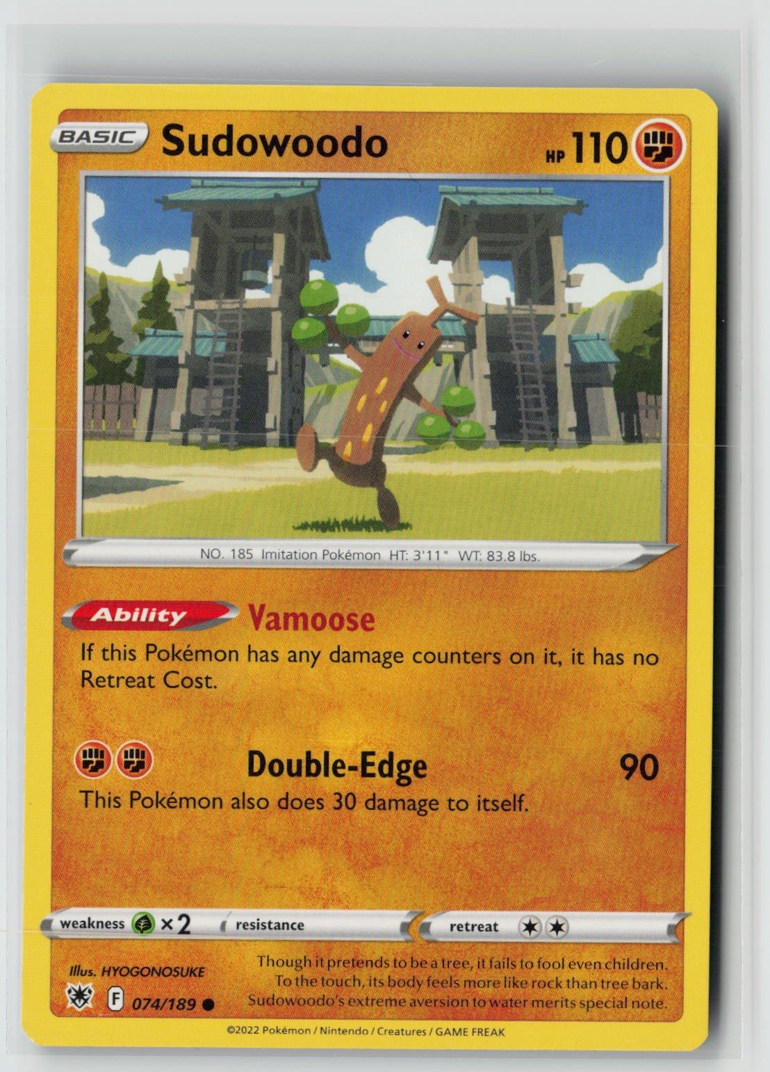 Sudowoodo (SWSH10: Astral Radiance 074/189) NM