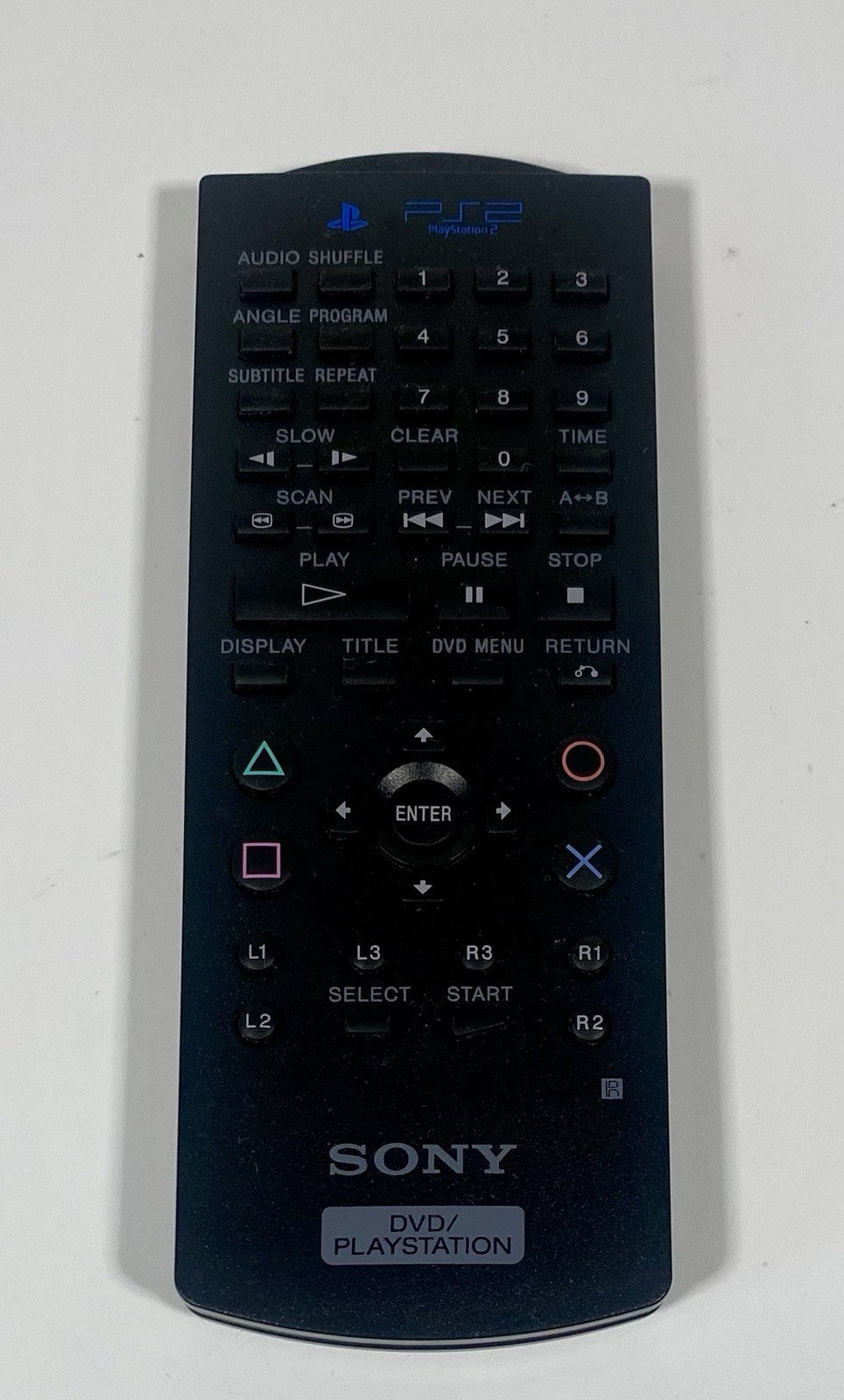 Sony PS2 DVD Remote Control & DVD Player Disc. No Dongle. DVD Tested & Works