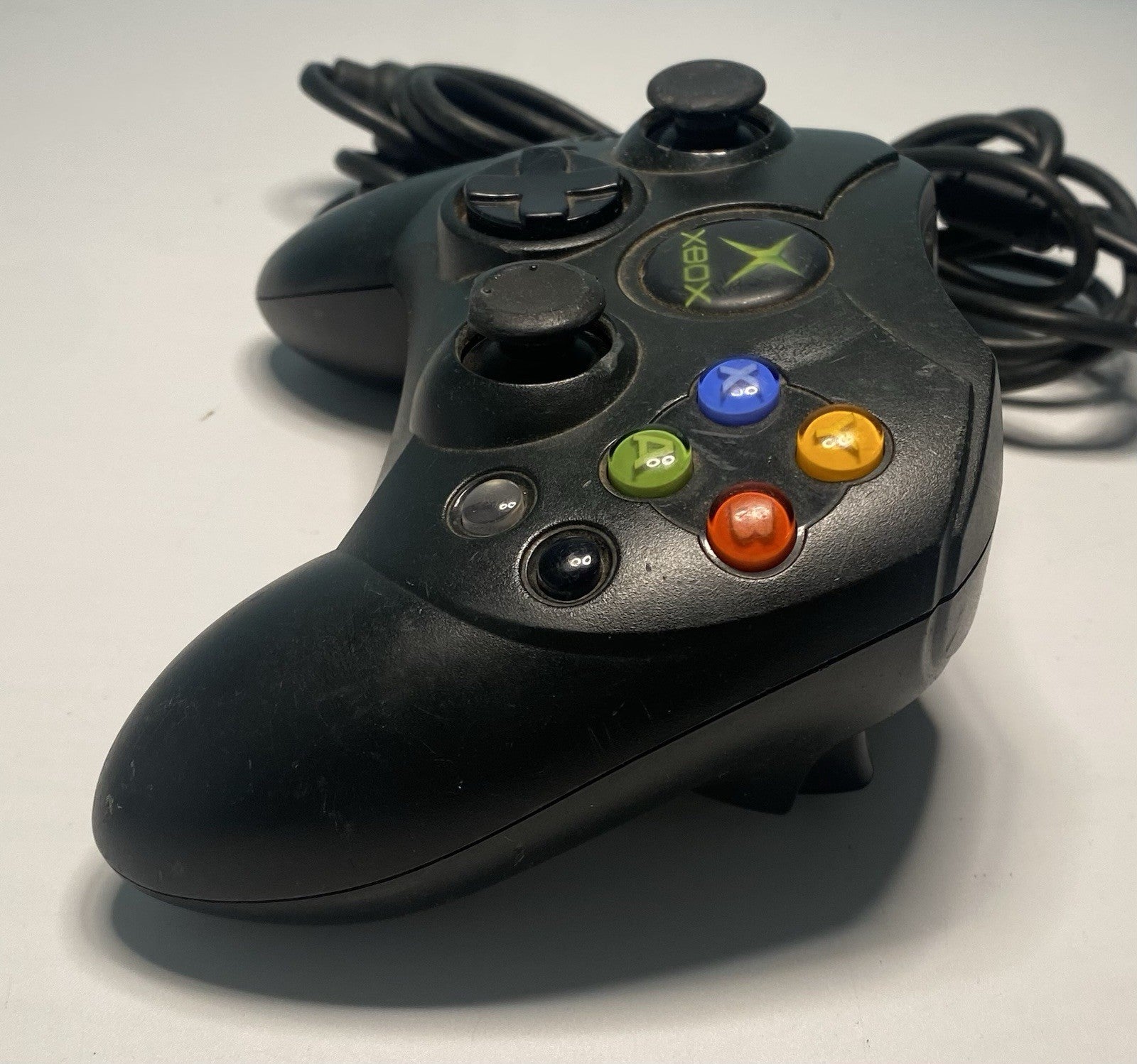 Microsoft Original Xbox Console W/ Controller & Cords For Parts Or Repair Read