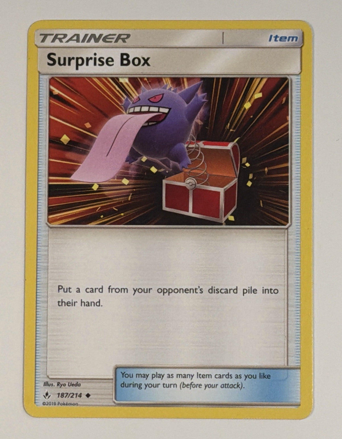 Surprise Box 187/214 Uncommon Unbroken Bonds Pokemon TCG Lightly Played LP