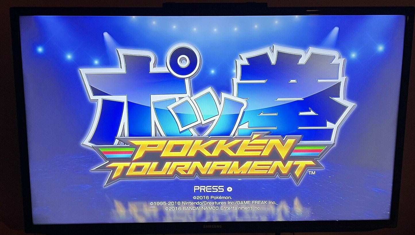 Pokemon Pokkén Tournament (Nintendo Wii U, 2016), Complete in Box & Tested!