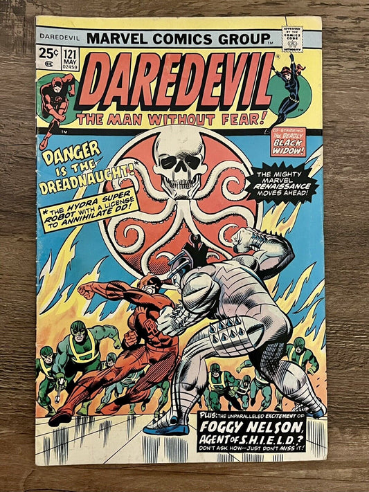 Marvel All-Colour Comics Daredevil The Man Without Fear No. 121 May 1975