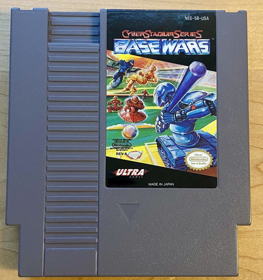 Cyber Stadium Series Base Wars (Nintendo Entertainment System NES, 1985) Tested